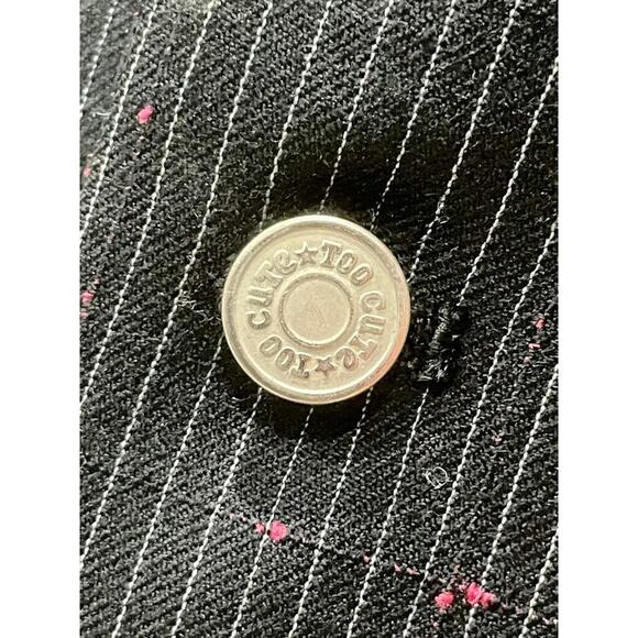 Y2K 90’s TOO CUTE LOONEY TUNES BLAZER VEST TASMANIAN DEVIL SZ S AESTHETIC ICONIC - Picture 10 of 16